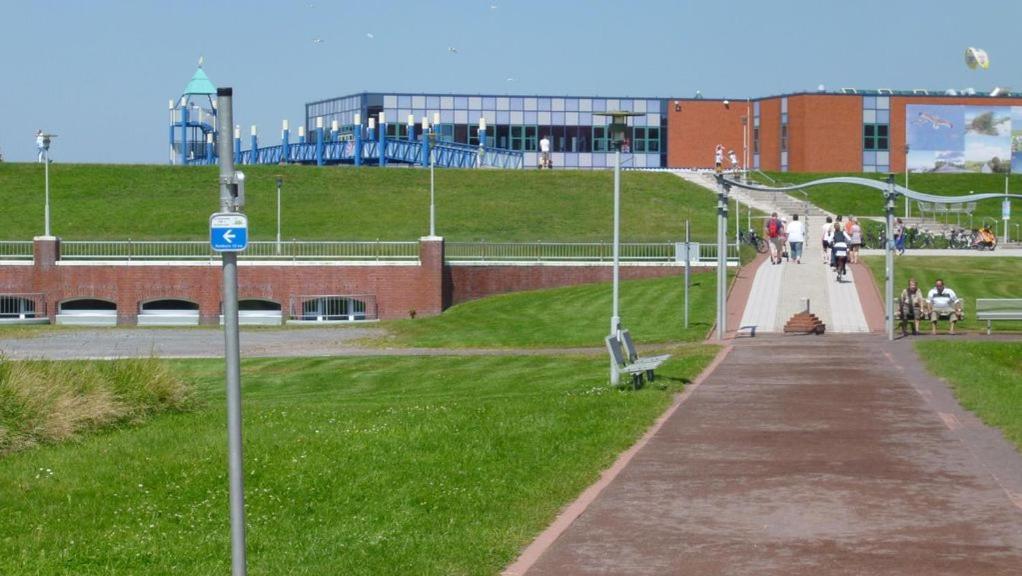 Ferienwohnung Windlicht Im 1 Stockwerk Norddeich  Exterior foto